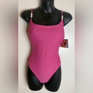 Shade & Shore Pink One Piece Swimsuit